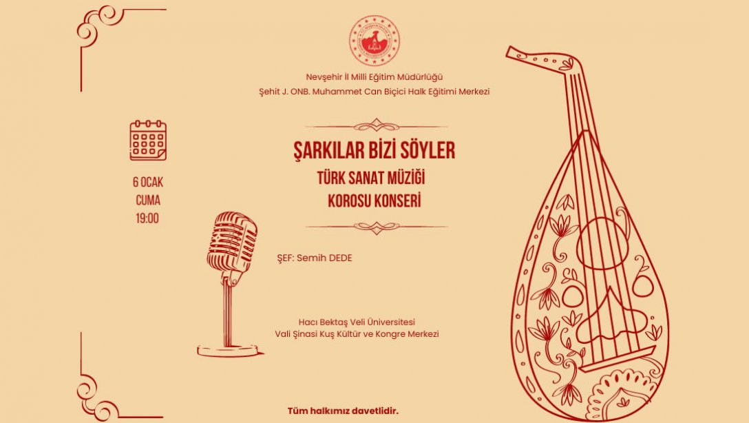 Şarkılar Bizi Söyler Türk Sanat Müziği Korosu Konseri