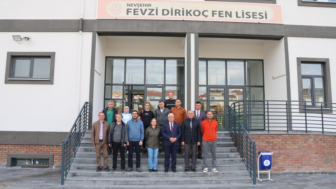 Nevşehir Fevzi Dirikoç Fen Lisesi Öğrenci ve Öğretmenlerimizle Birlikteyiz